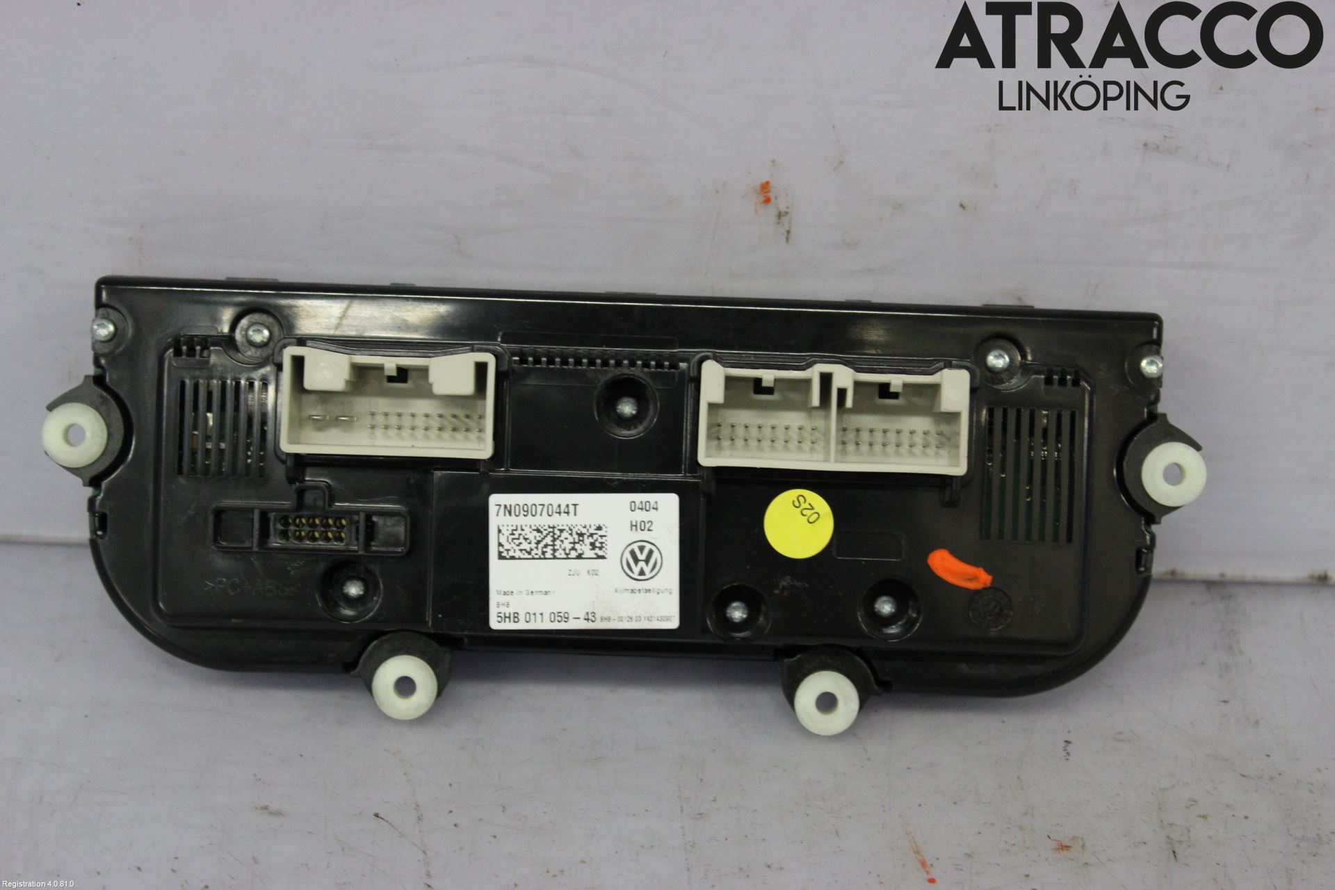 Volkswagen VW SHARAN 11- Varme Ac Betjening-Display