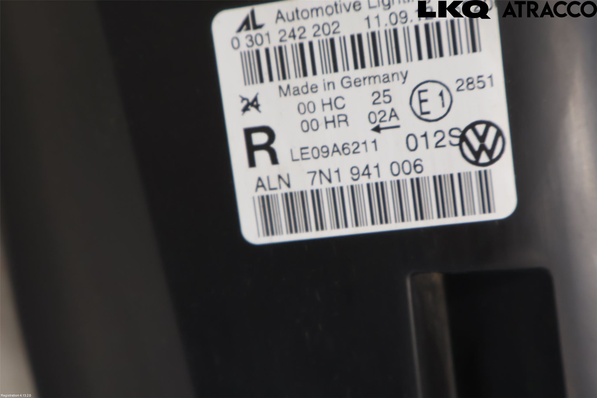 Volkswagen VW SHARAN 11- Frontlykt Høyre