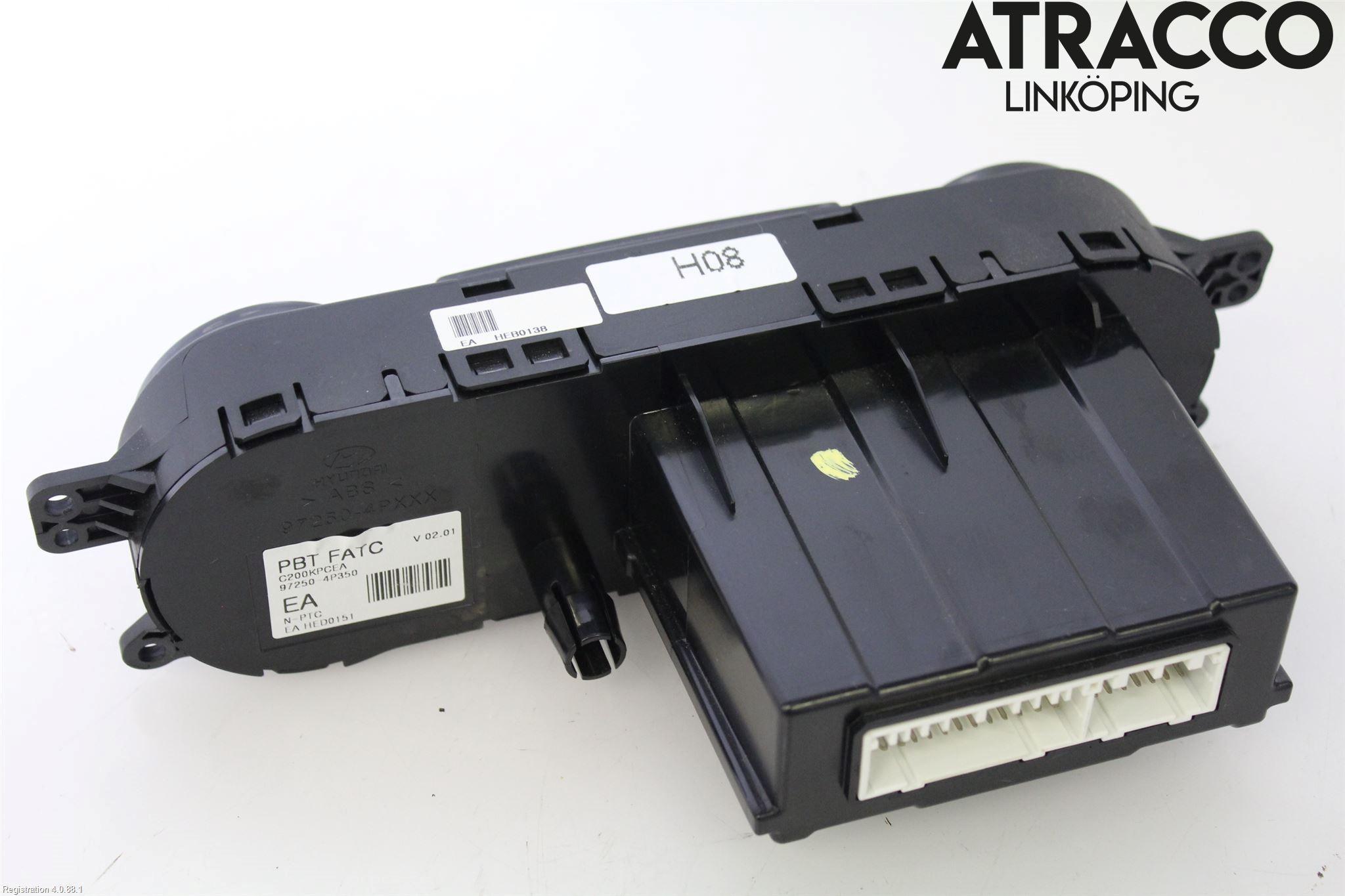 Hyundai i20 PB 09-14 Varme Ac Betjening-Display