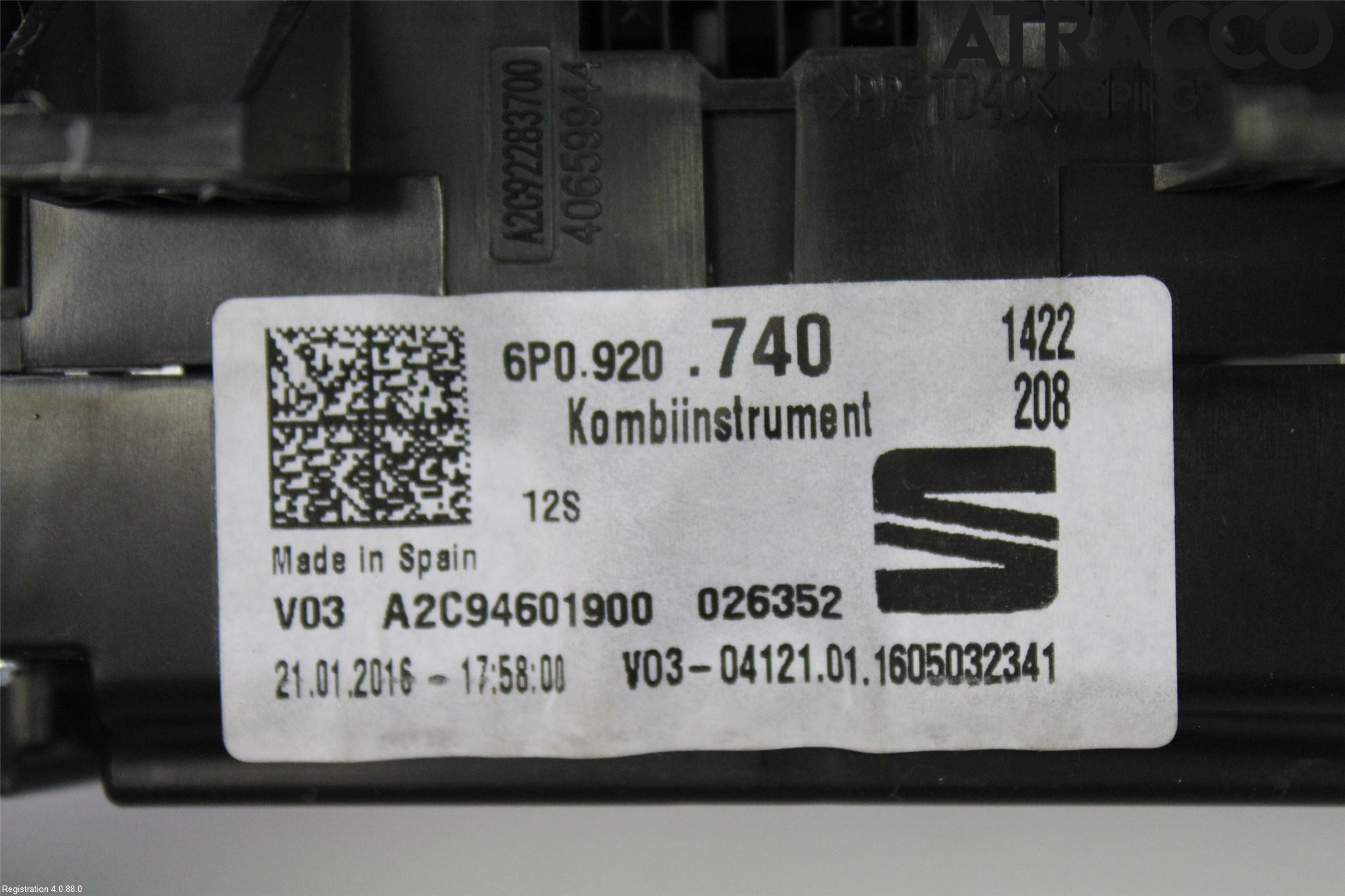 Seat IBIZA IV 08-16 Instr Kombinert