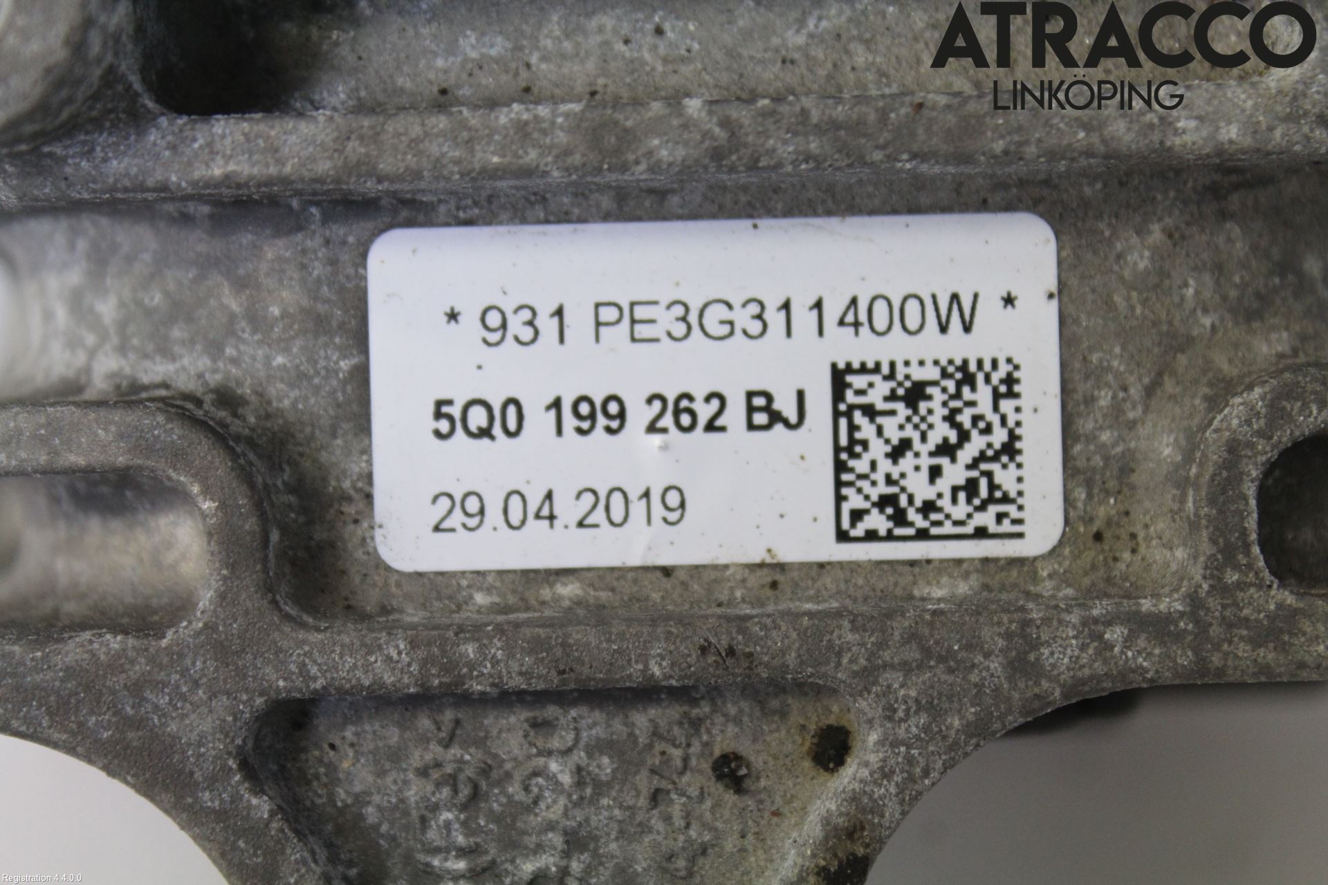Volkswagen VW PASSAT 15-19 Motor Feste Stål-Alu