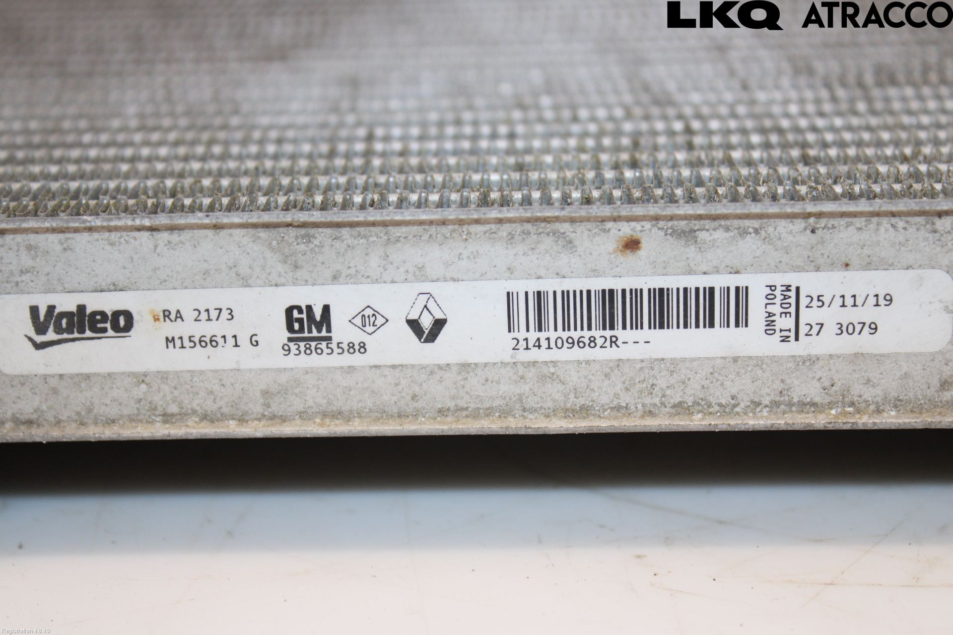 Renault TRAFIC   02-14 Radiator Manuell