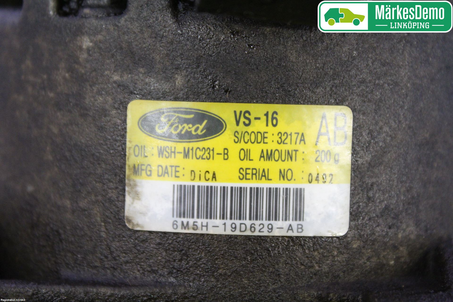 Ford FOCUS 08-11 Varme Ac Kompressor