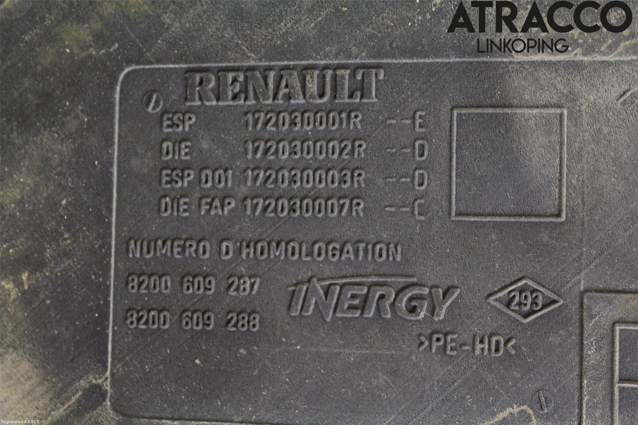 Renault LAGUNA III 08-10 Drivstofftank