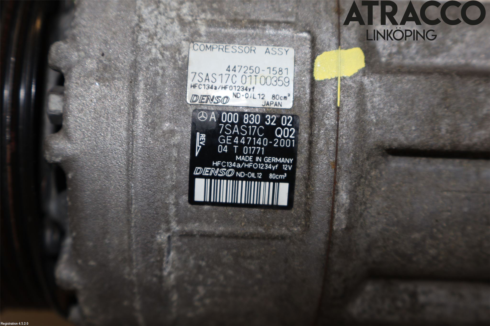 Mercedes-Benz MB C-KLASS (W205) 14-21 Varme Ac Kompressor