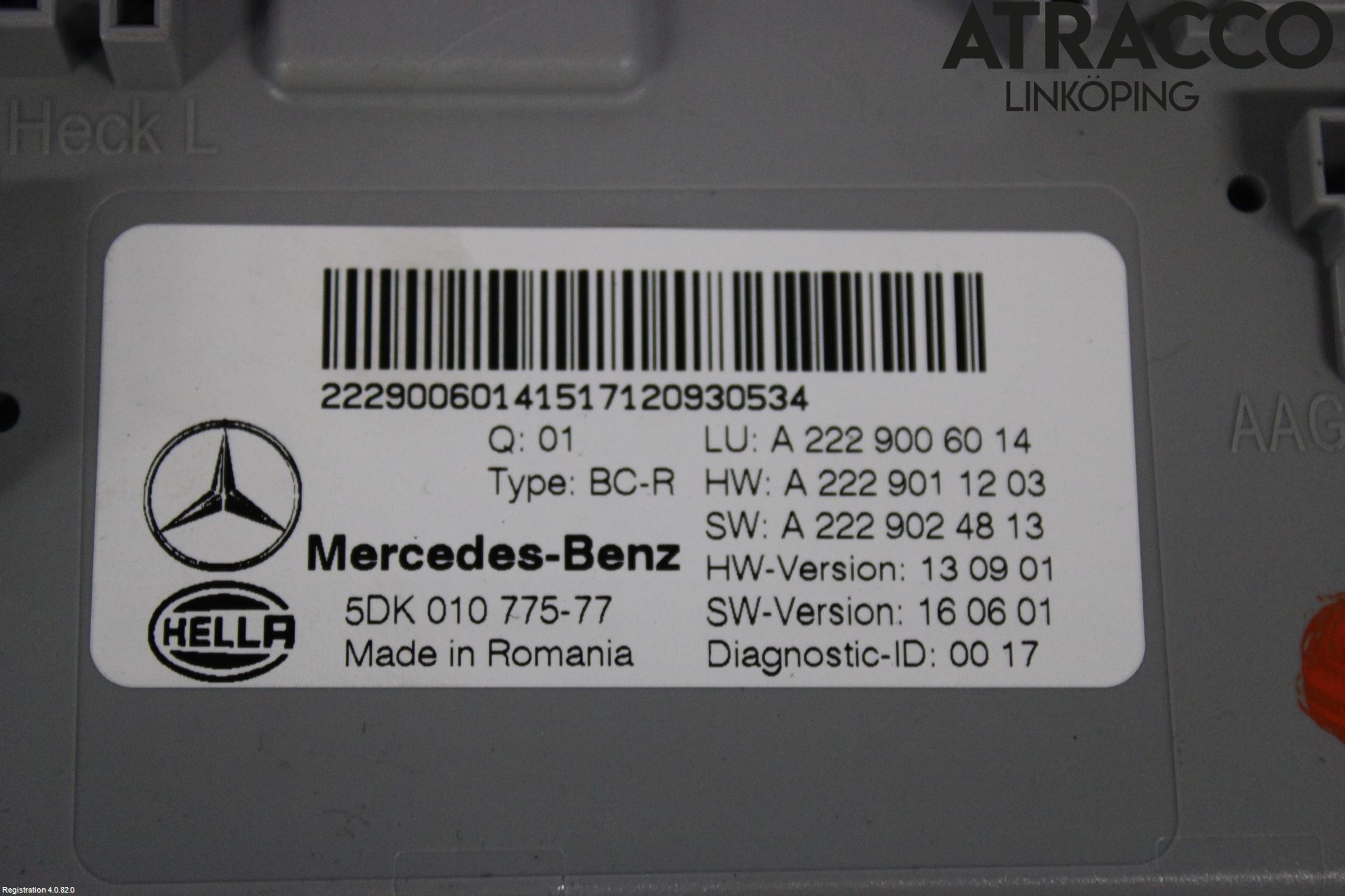 Mercedes-Benz MB C-KLASS (W205) 14-21 Styreenhet Øvrig