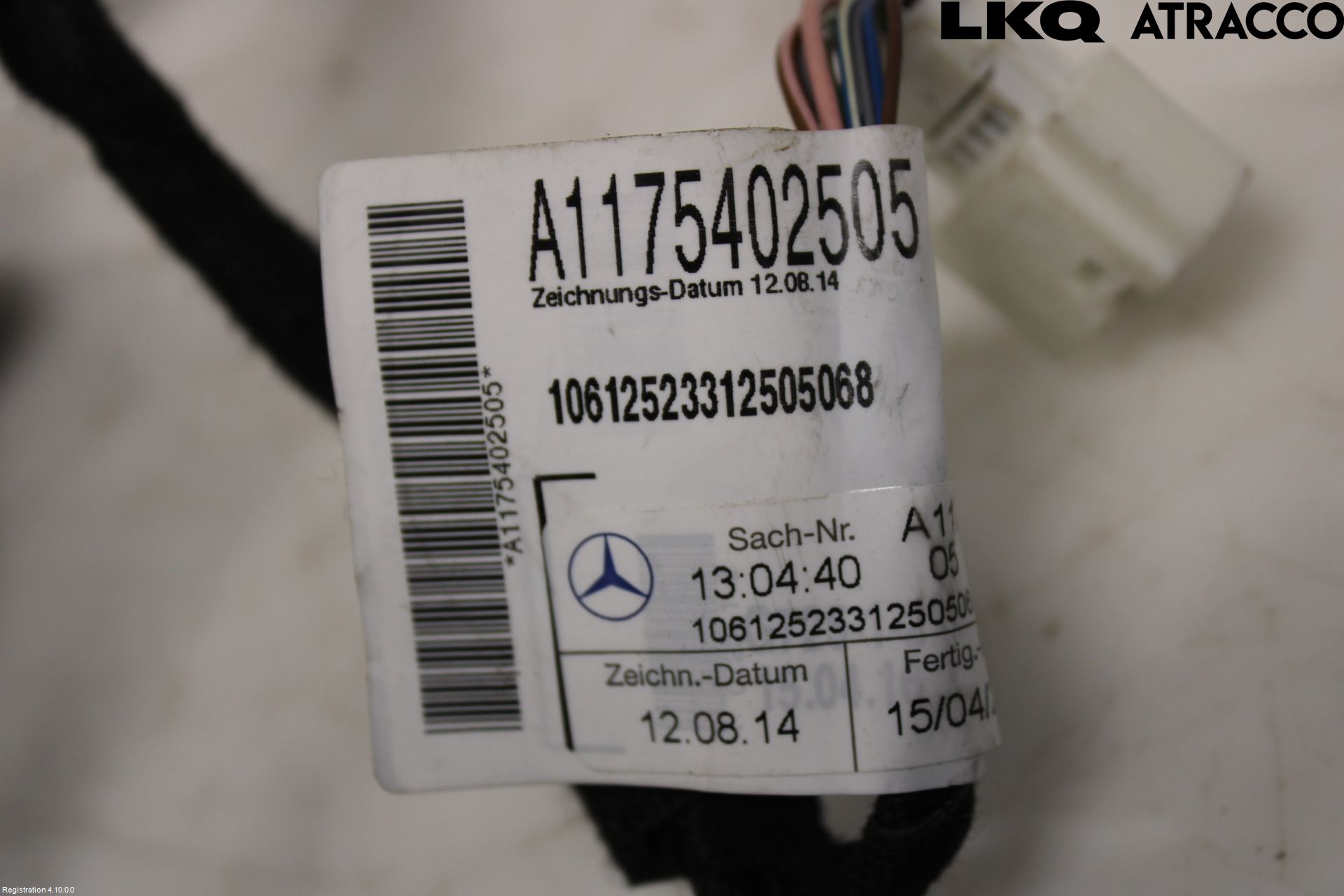 Mercedes-Benz MB CLA-KLASS (C117/X117) 13-19 Ledningsnett