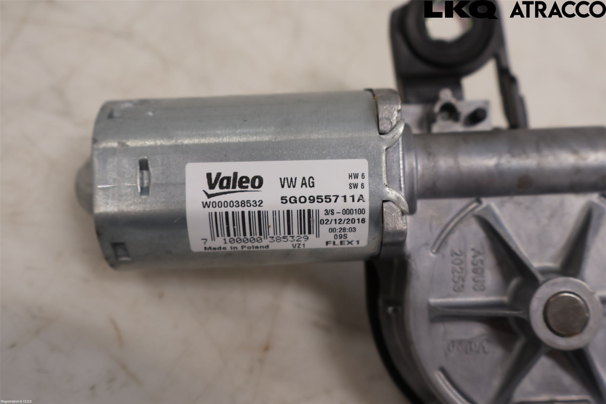 Volkswagen VW GOLF / E-GOLF VII 13-20 Viskermotor Bakluke