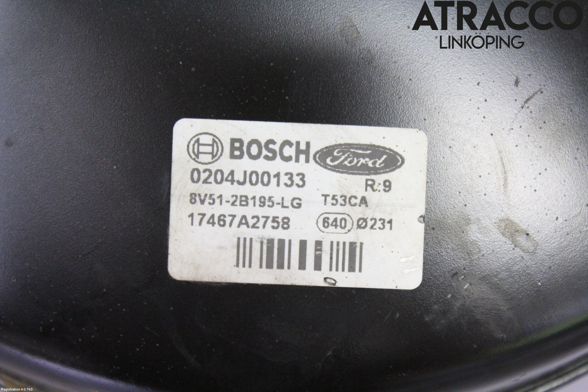 Ford FIESTA 13-17 Bremseservo
