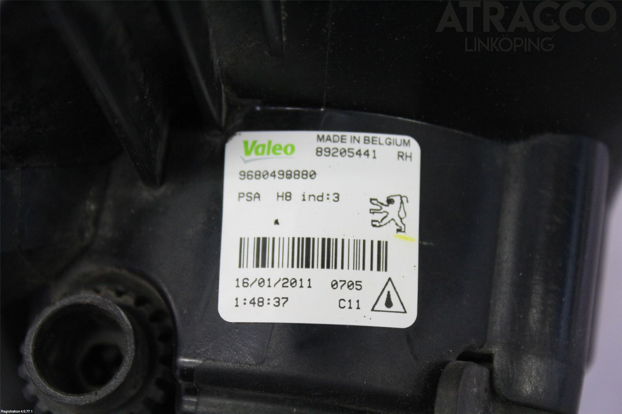 Peugeot 308 08-13 Frontlykt-Kurve-Tåkelys