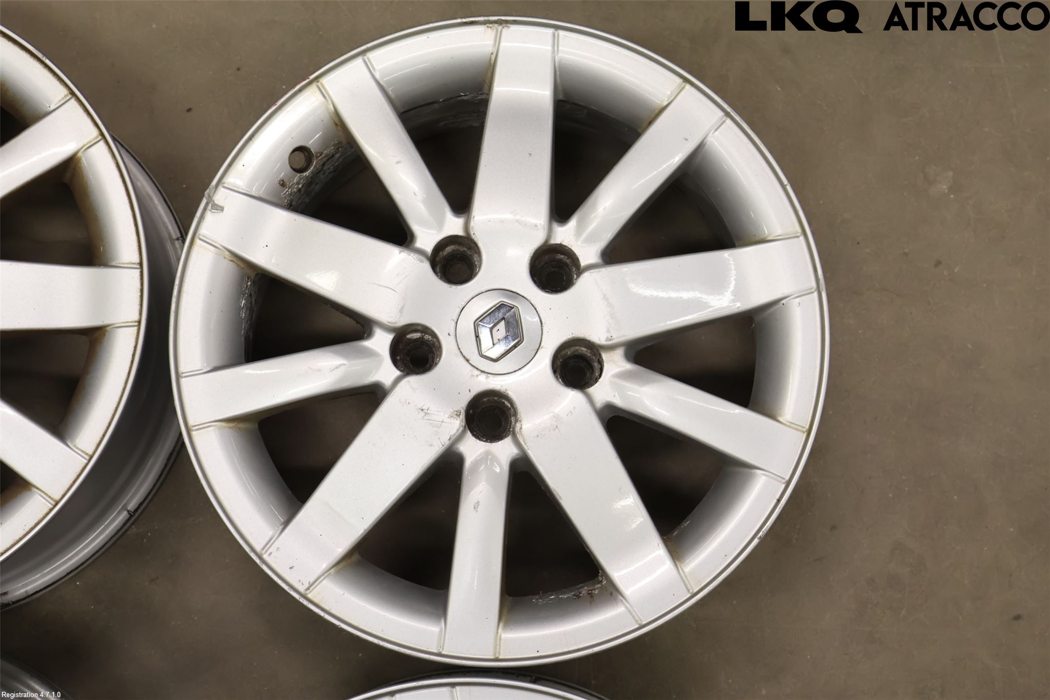Renault MEGANE III 09-15 Felg Aluminium Sett 4Stk