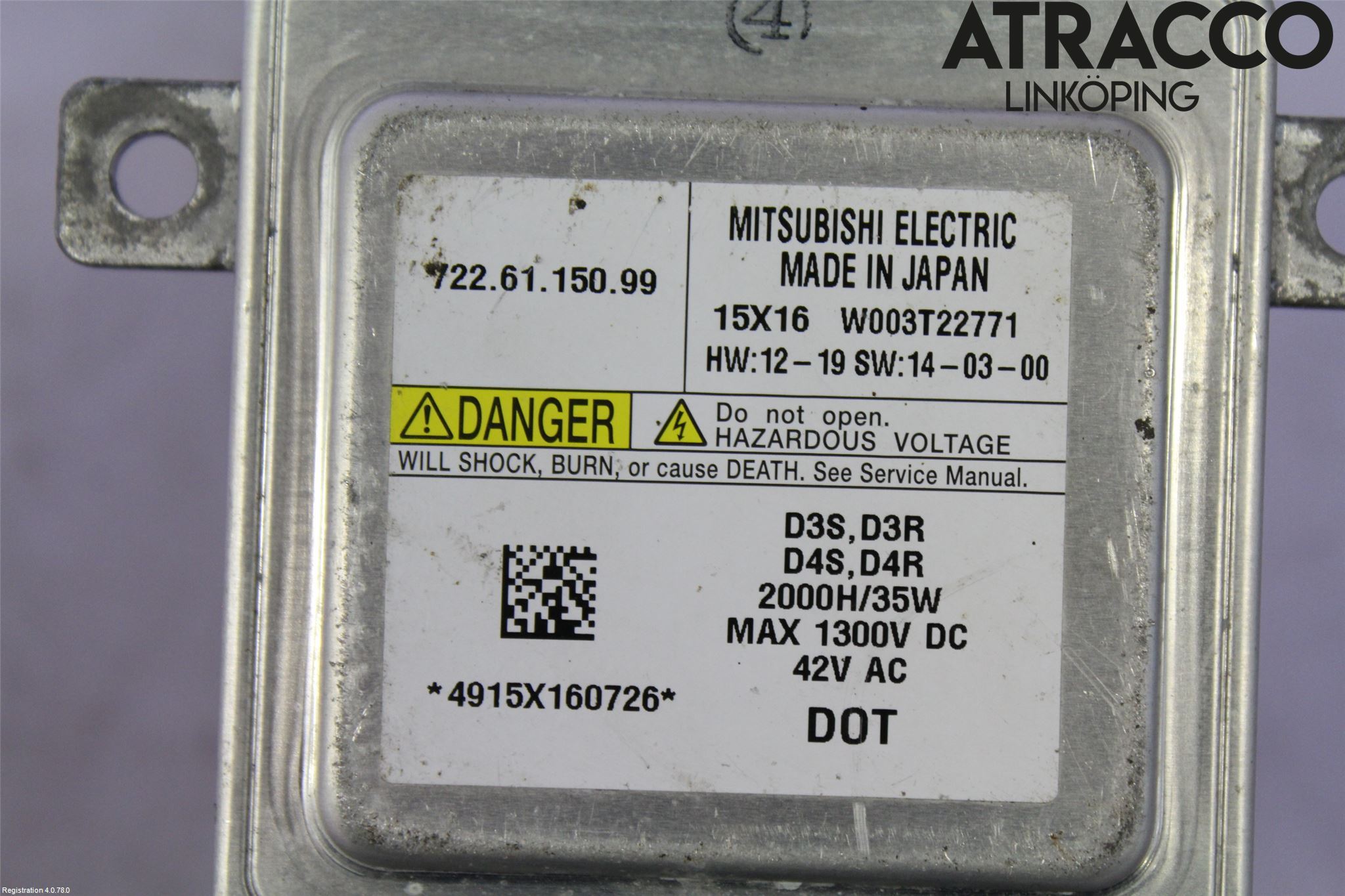 Volvo V40 12-19 Styreenhet Xenon