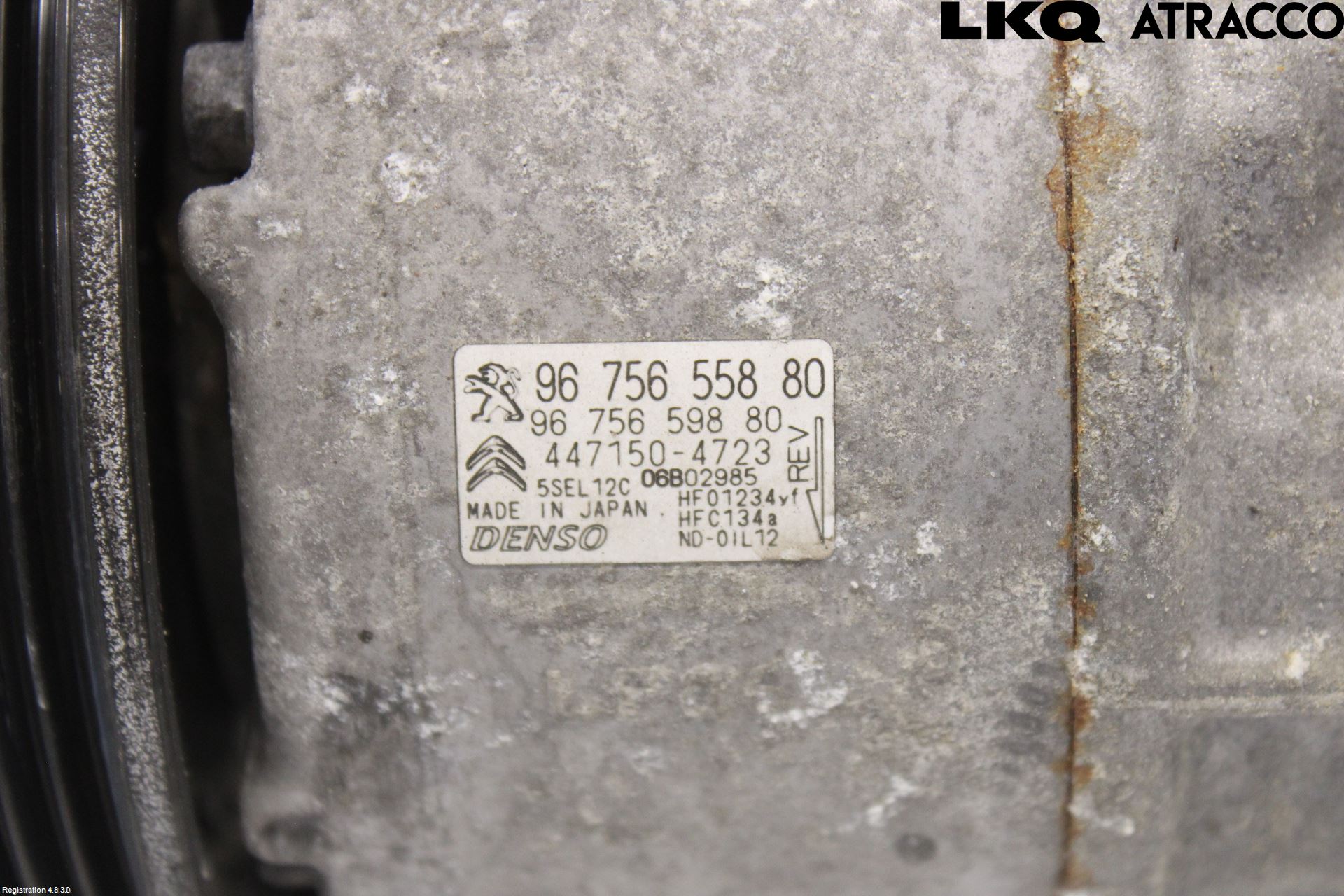 Citroen C4 CACTUS 14-20 Varme Ac Kompressor