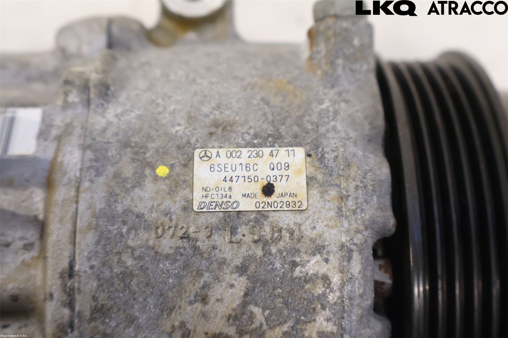 Mercedes-Benz MB B-KLASS (W245) 05-12 Varme Ac Kompressor