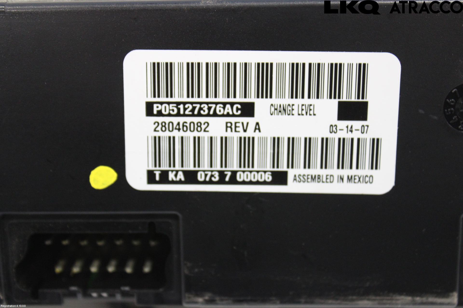 Chrysler CHR VOYAGER     04-07 Varme Ac Betjening-Display
