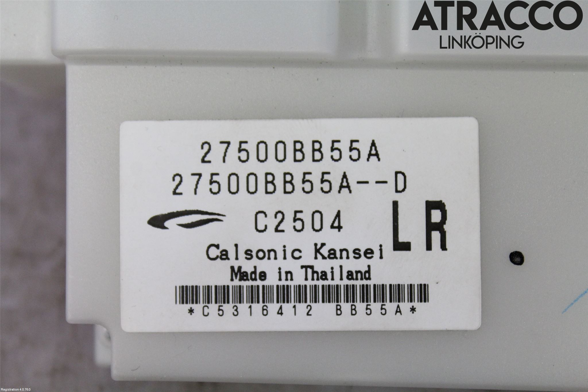 Nissan QASHQAI 10-14 Varme Ac Betjening-Display