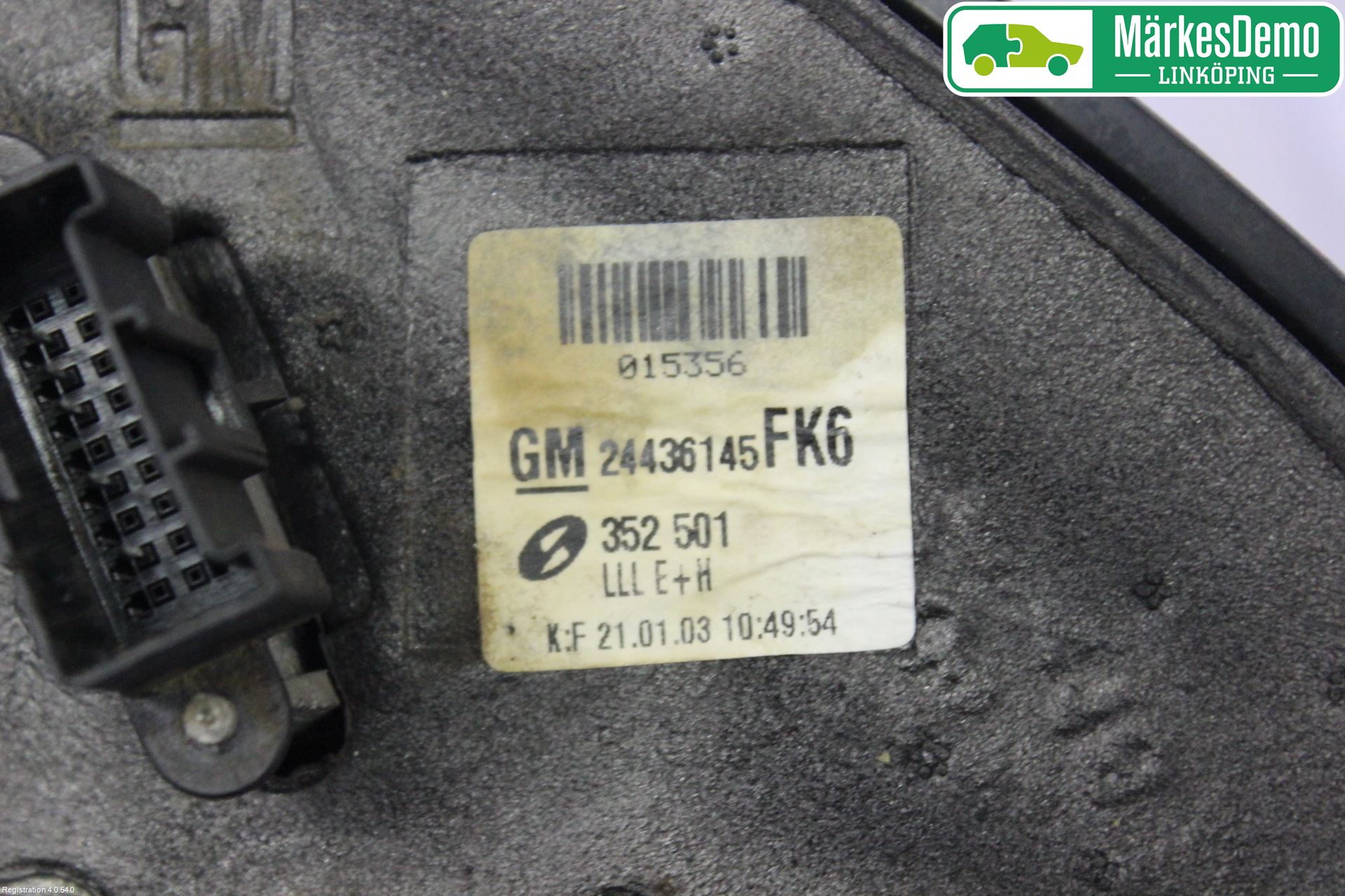 Opel VECTRA C 02-05 Speil V M-El Justering