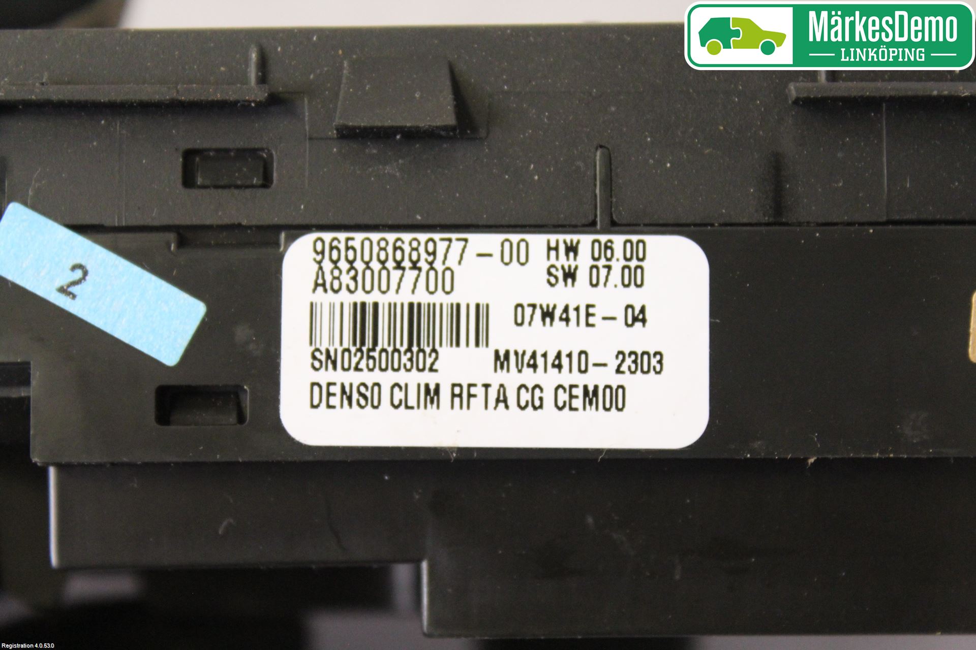 Citroen C4 PICASSO 06-13 Varme Ac Betjening-Display