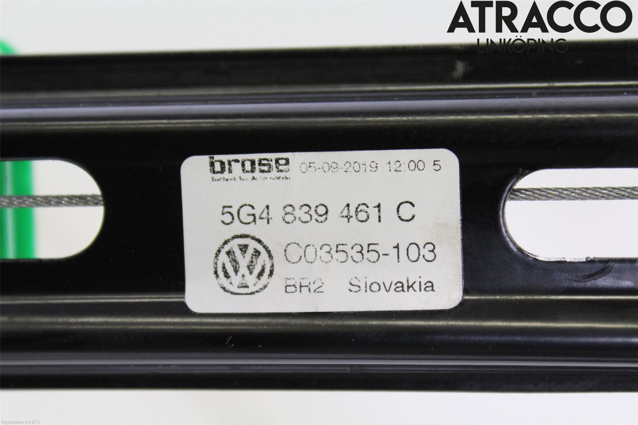 Volkswagen VW GOLF / E-GOLF VII 13-20 Vindusheis
