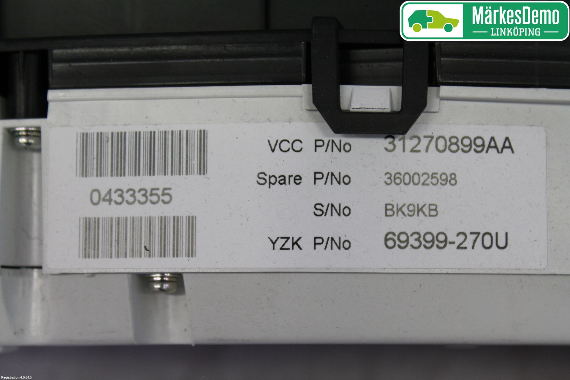 Volvo V70 08-13 Instr Kombinert