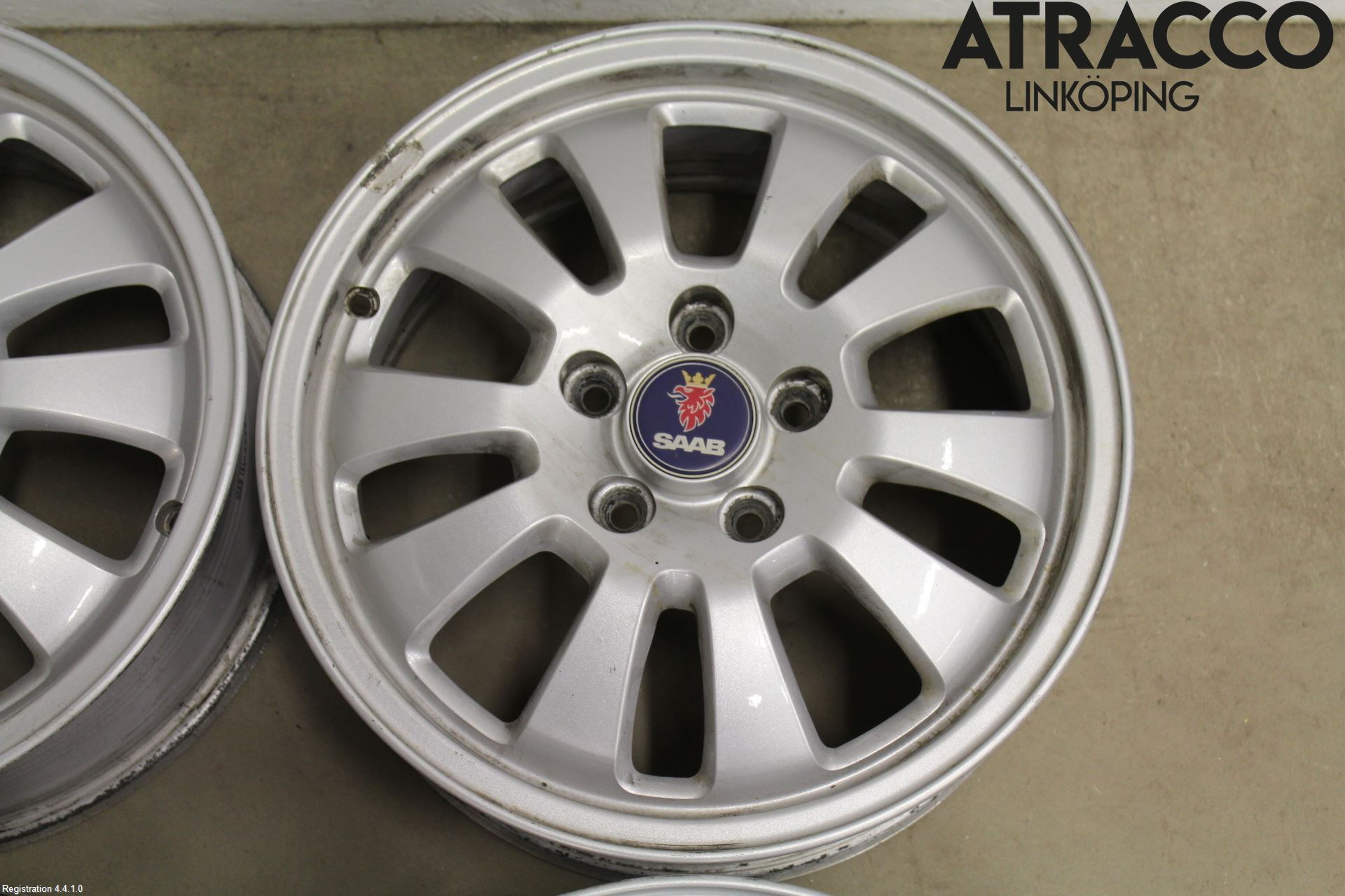 Saab 9-3 VER 2 Felg Aluminium Sett 4Stk