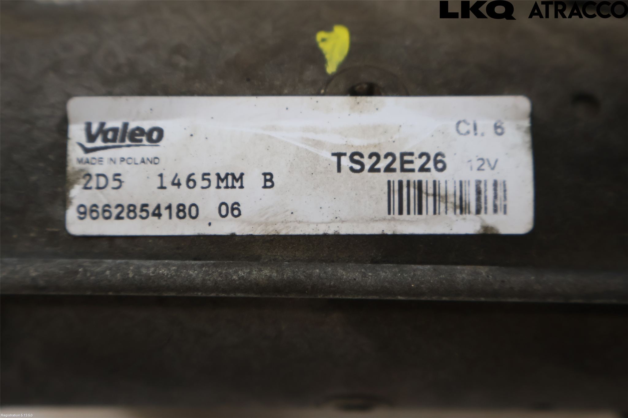 Citroen BERLINGO 08-18 Startmotor Diesel