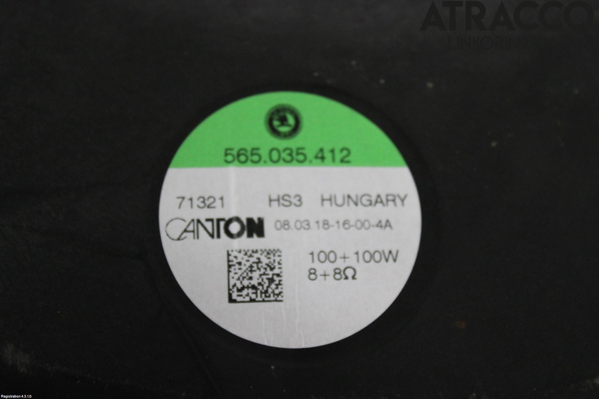 Skoda KODIAQ 17-24 Innr Høyttaler
