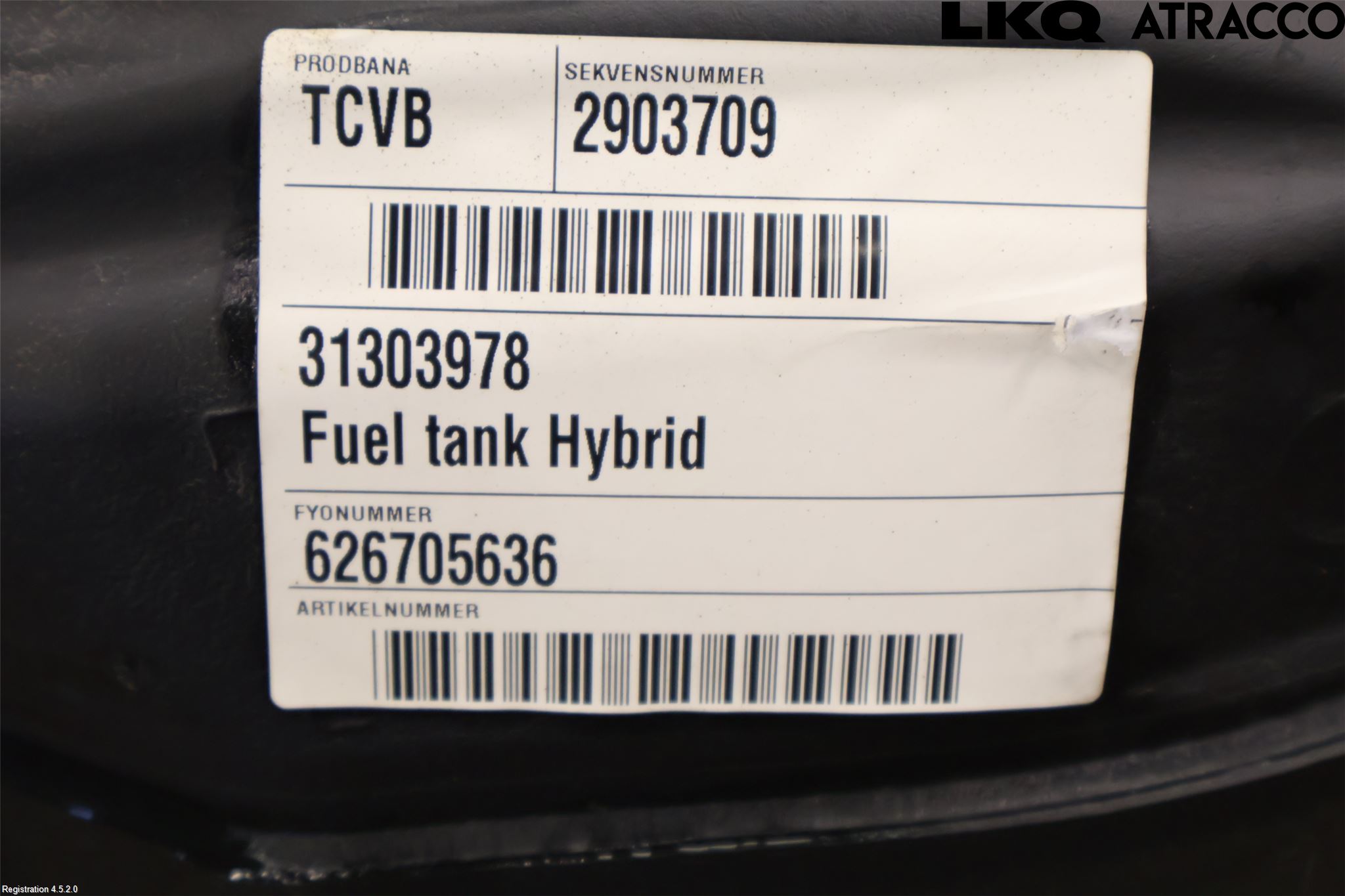 Volvo V60 14-18 Drivstofftank Diesel