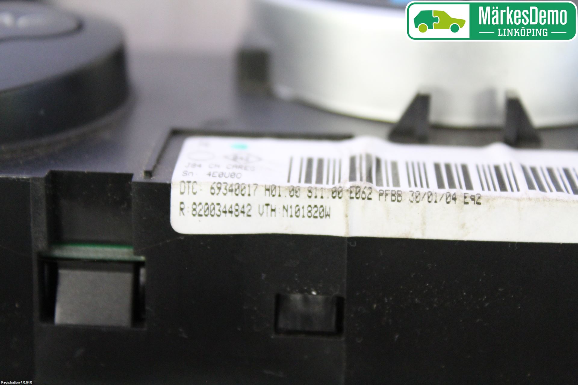 Renault SCÉNIC/GRAND 03-06 Varme Ac Betjening-Display