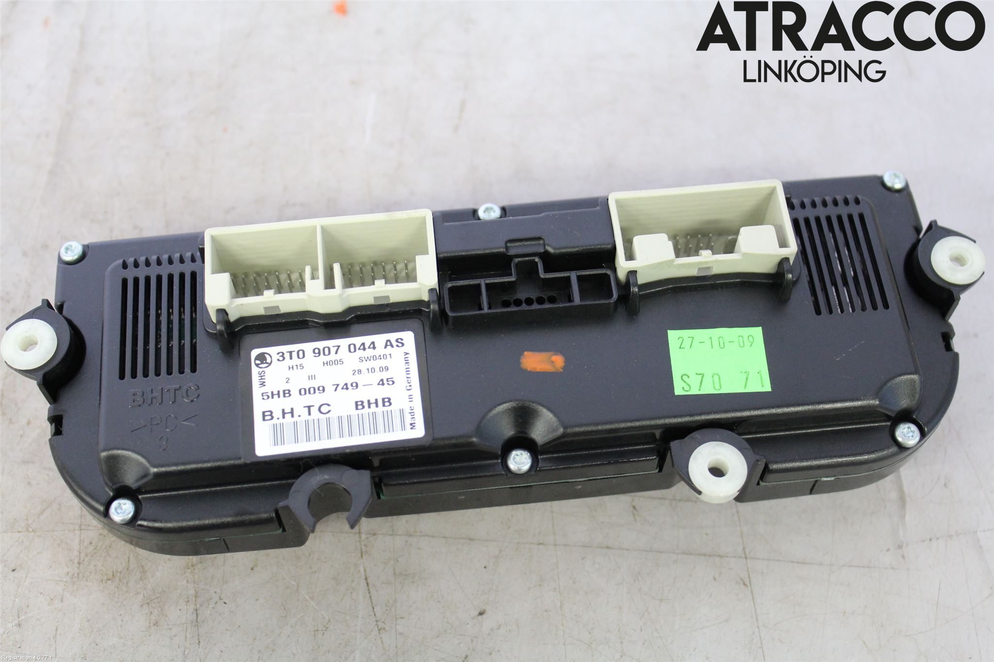 Skoda OCTAVIA (1Z) 05-13 Varme Ac Betjening-Display