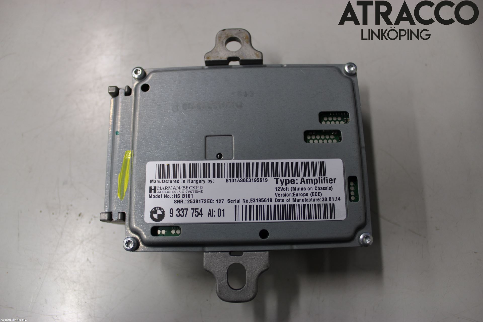 BMW 5 F10/F11/F18 09-17 Stereo Forsterker