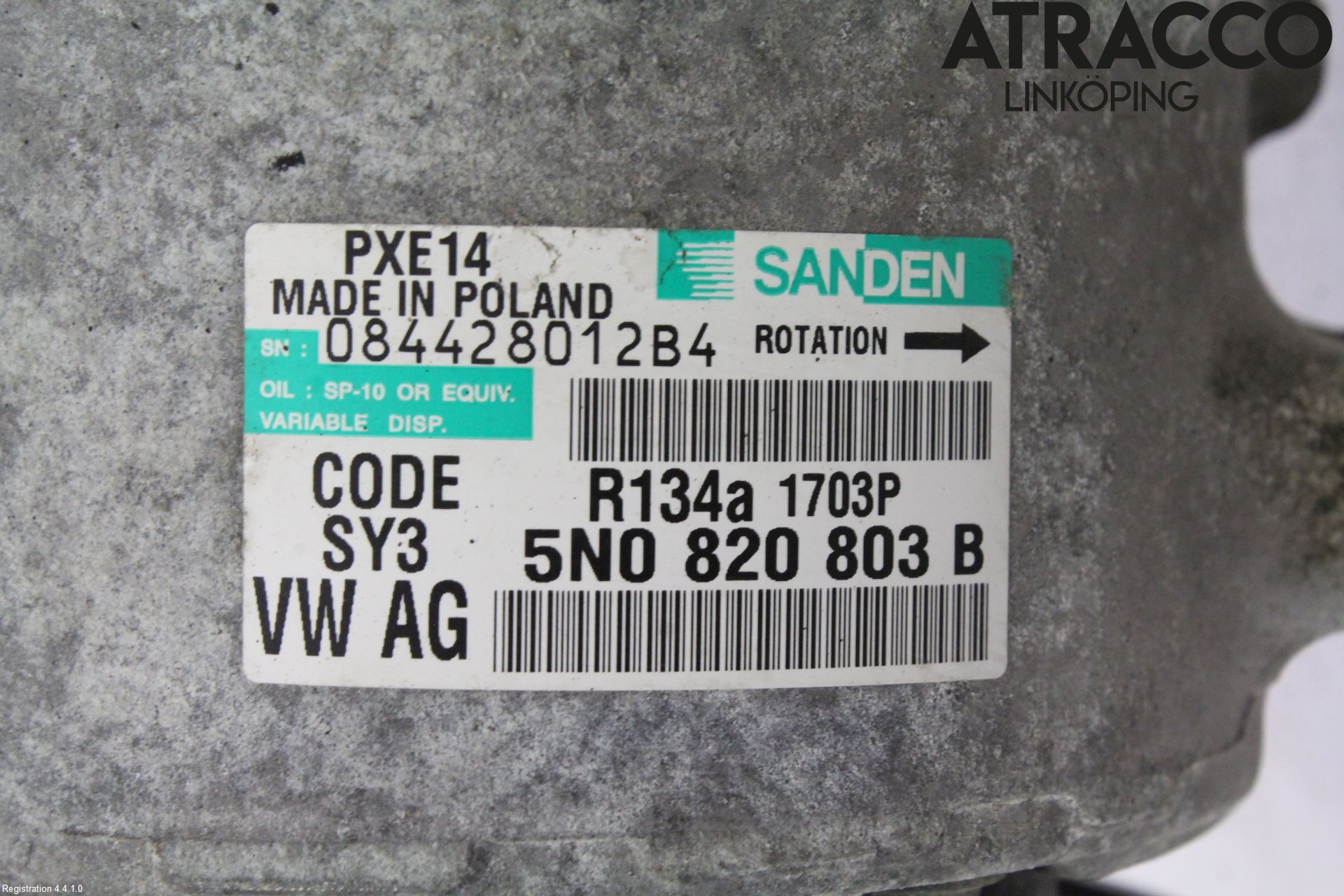 Skoda ROOMSTER Varme Ac Kompressor