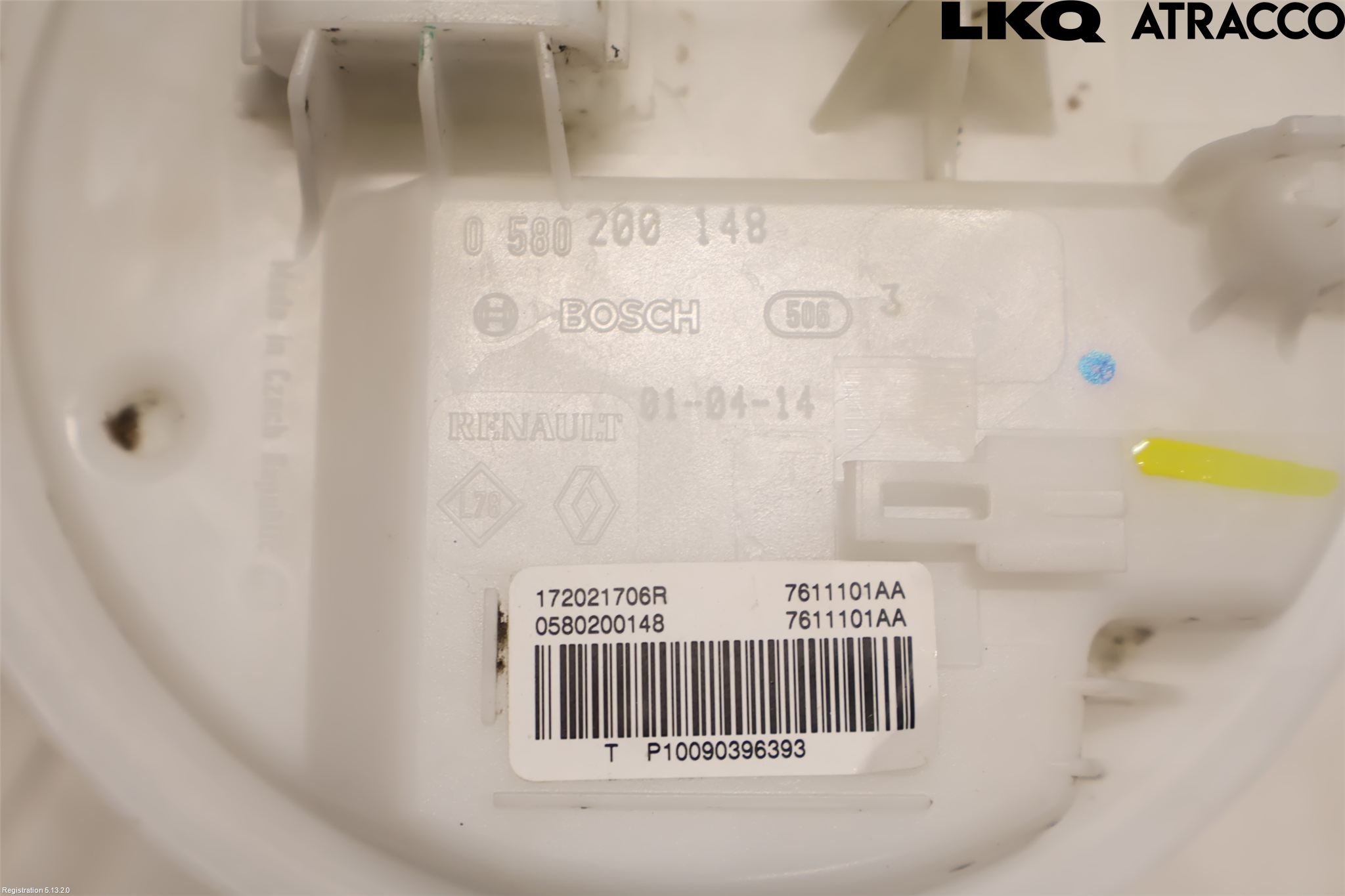 Renault MEGANE III 09-15 Drivstoffpumpe Fødepumpe El
