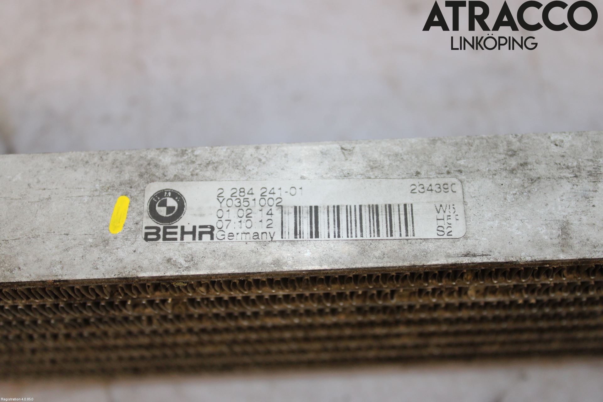 BMW 5 F10/F11/F18 09-17 Radiator Oljekjøler Automatgea