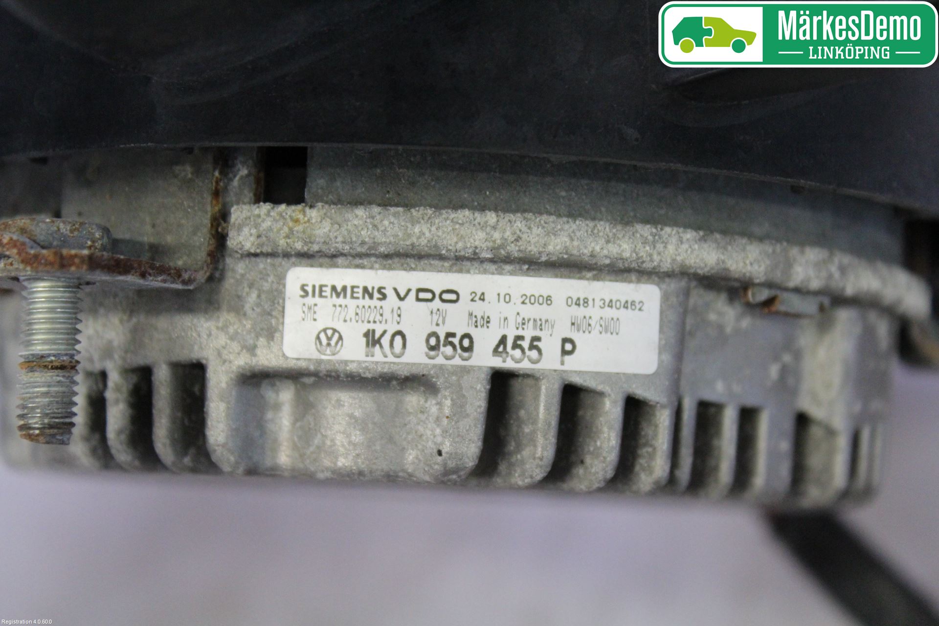 Volkswagen VW TOURAN 03-10 Kjølevifte Elektrisk