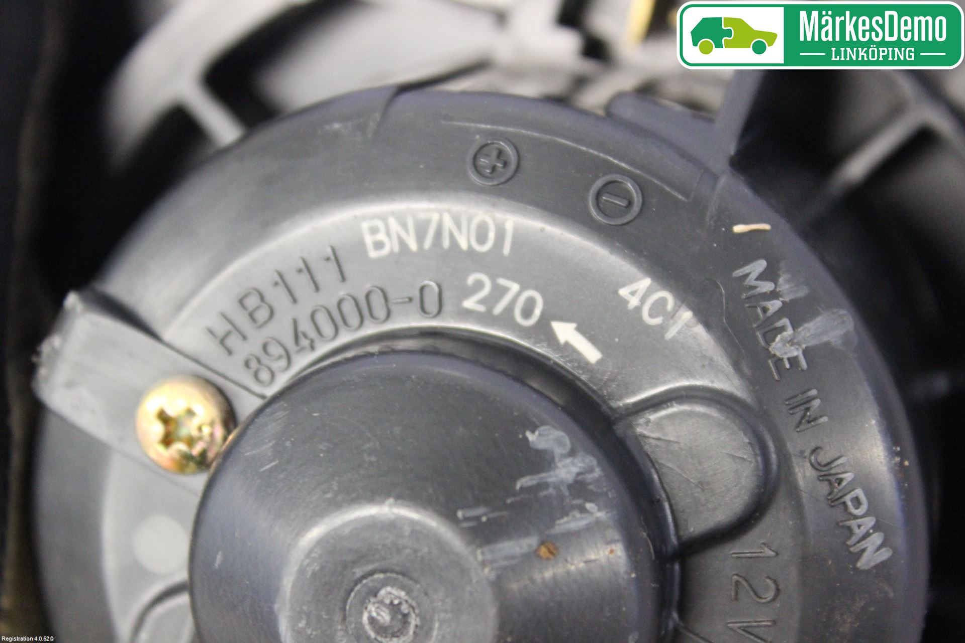 Mazda 3 I 03-06 Varmeapparat Viftemotor