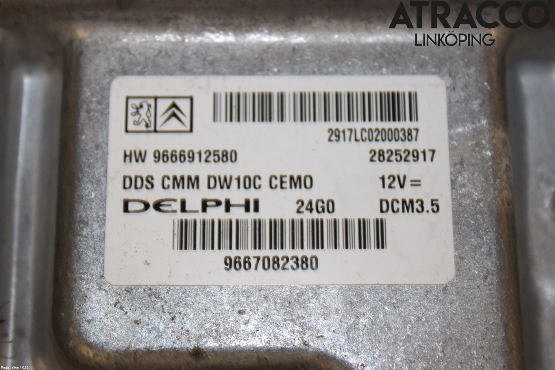Citroen C5 08-17 Styreenhet Dieselpumpe