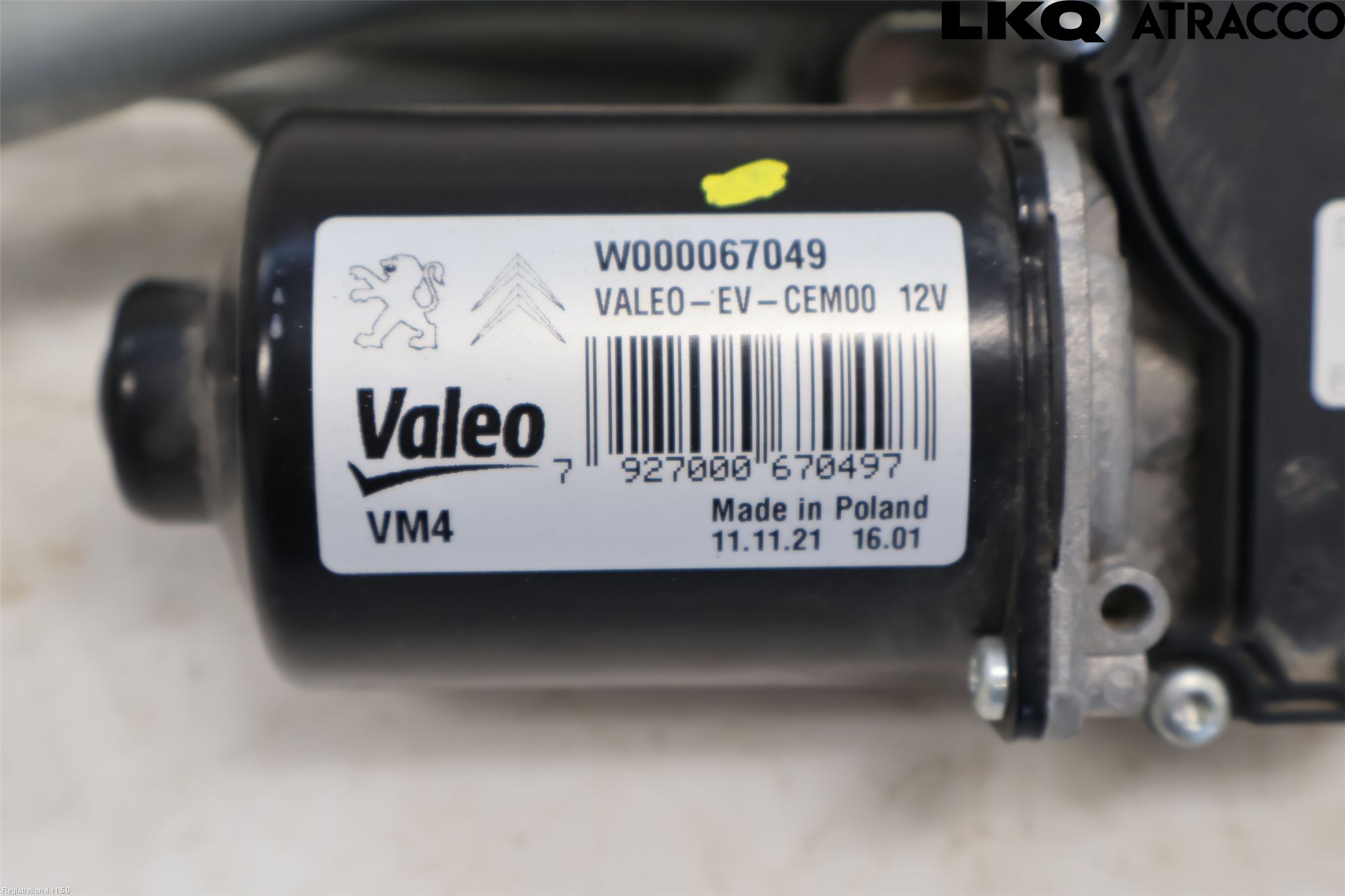 Opel VIVARO 20- Viskeroverføring Frontrute