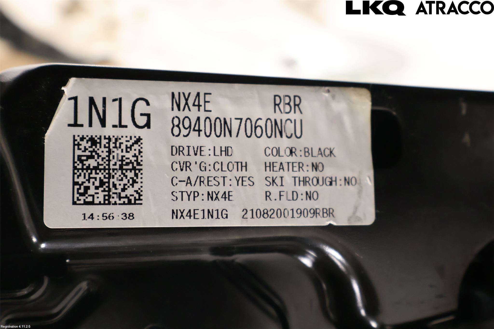 Hyundai TUCSON 05- Innr Sete Bak Seterygg