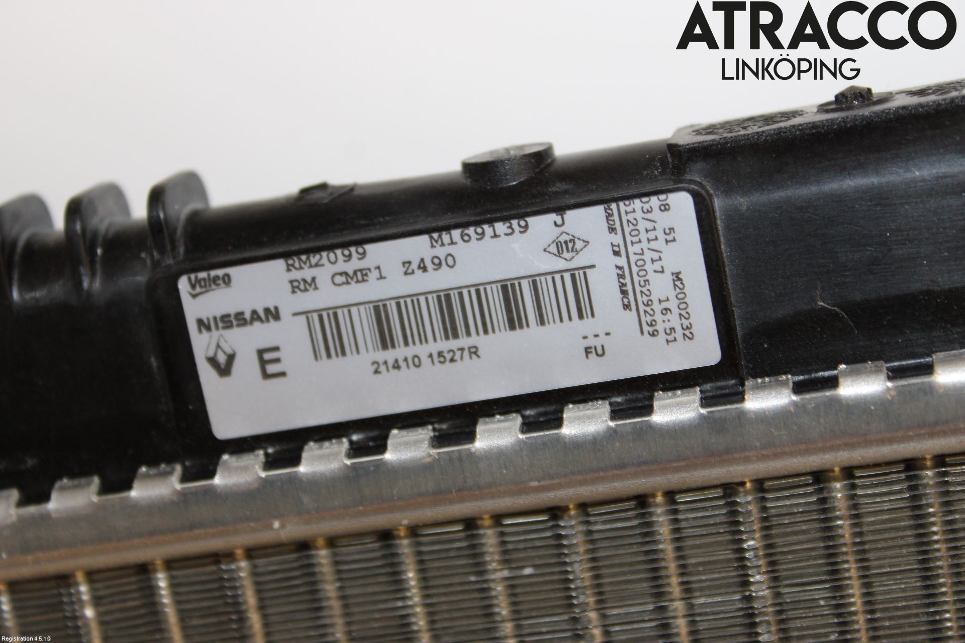Nissan QASHQAI 17-21 Radiator Manuell