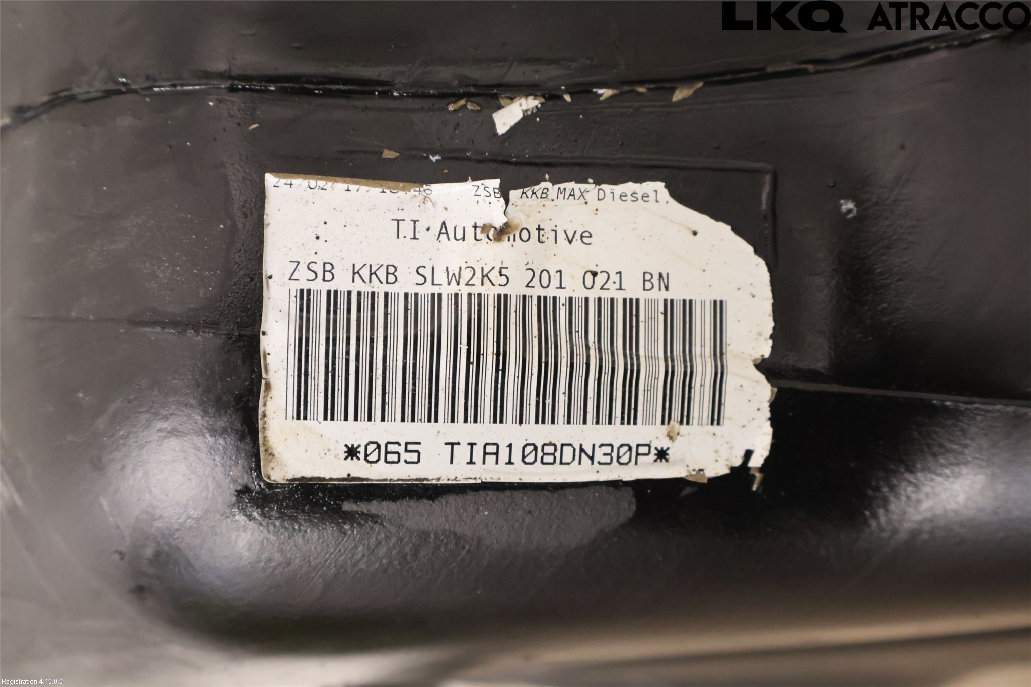 Volkswagen VW CADDY 16-20 Drivstofftank Diesel