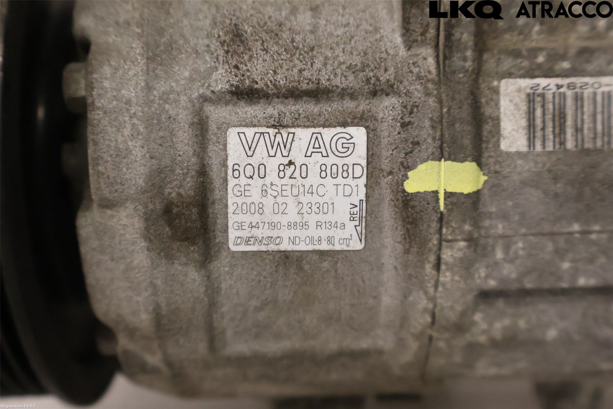 Volkswagen VW POLO 05-09 Varme Ac Kompressor