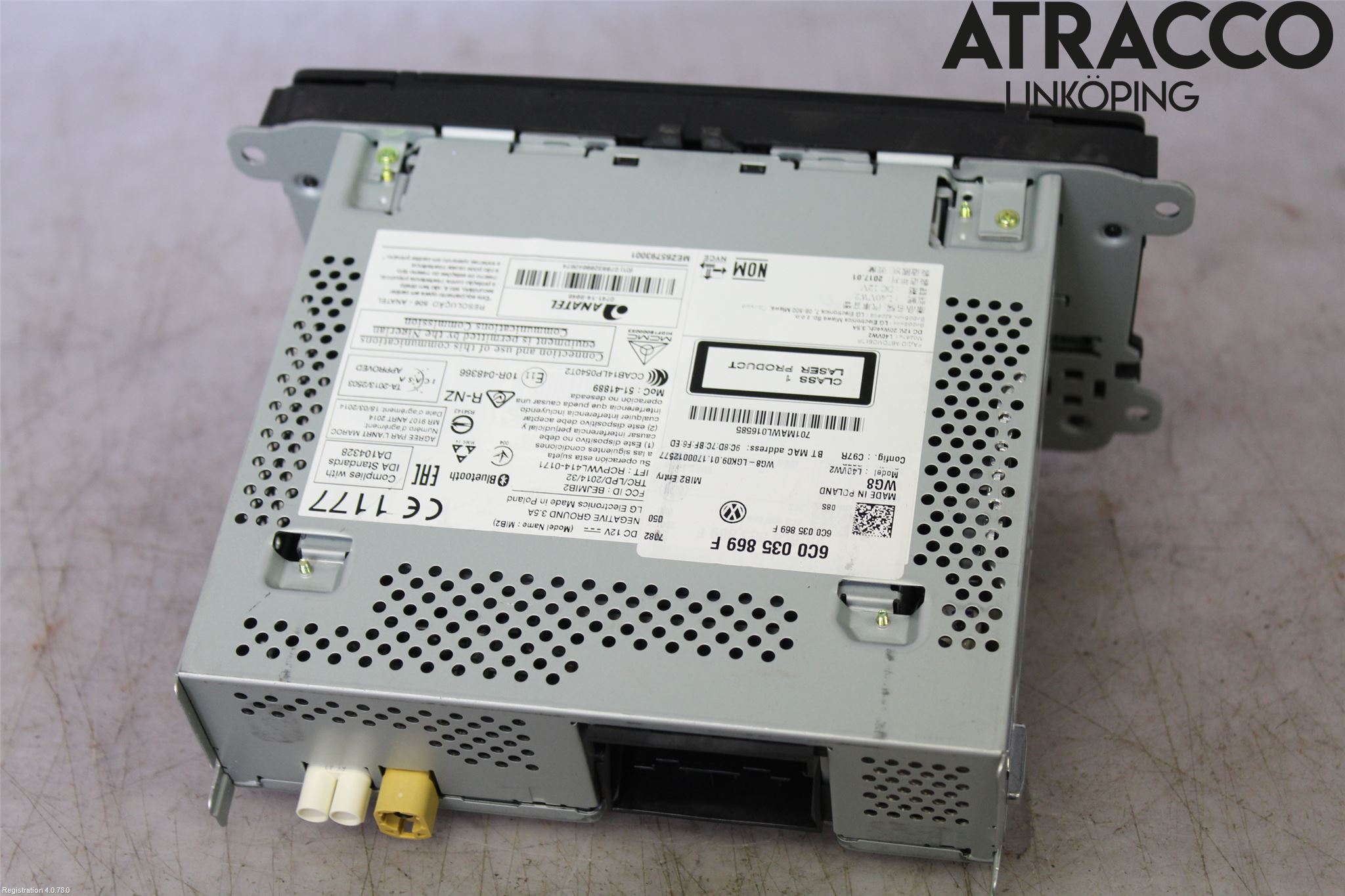 Volkswagen VW POLO 10-17 Stereo Radio Med Cd