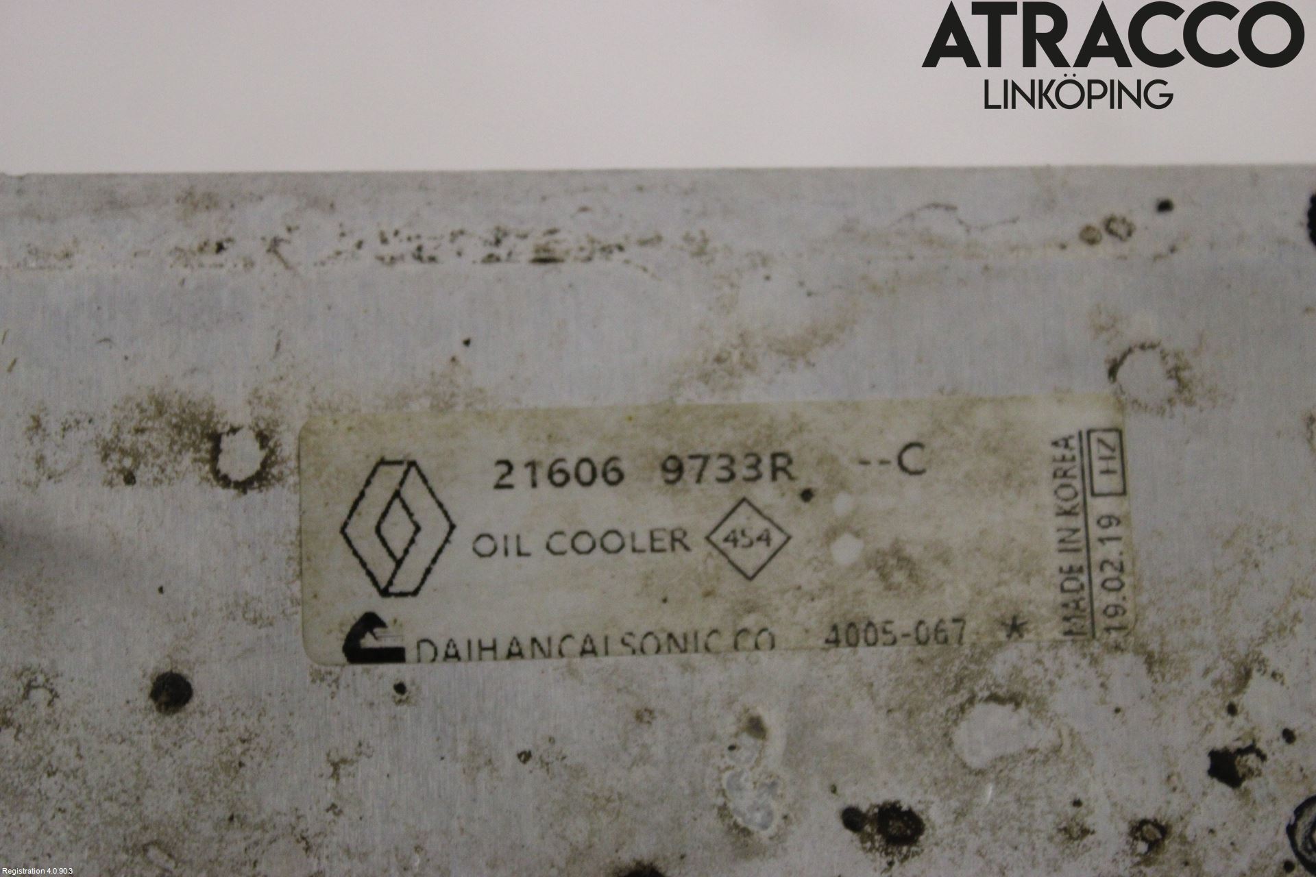 Renault KOLEOS II 17- Radiator Oljekjøler Automatgea