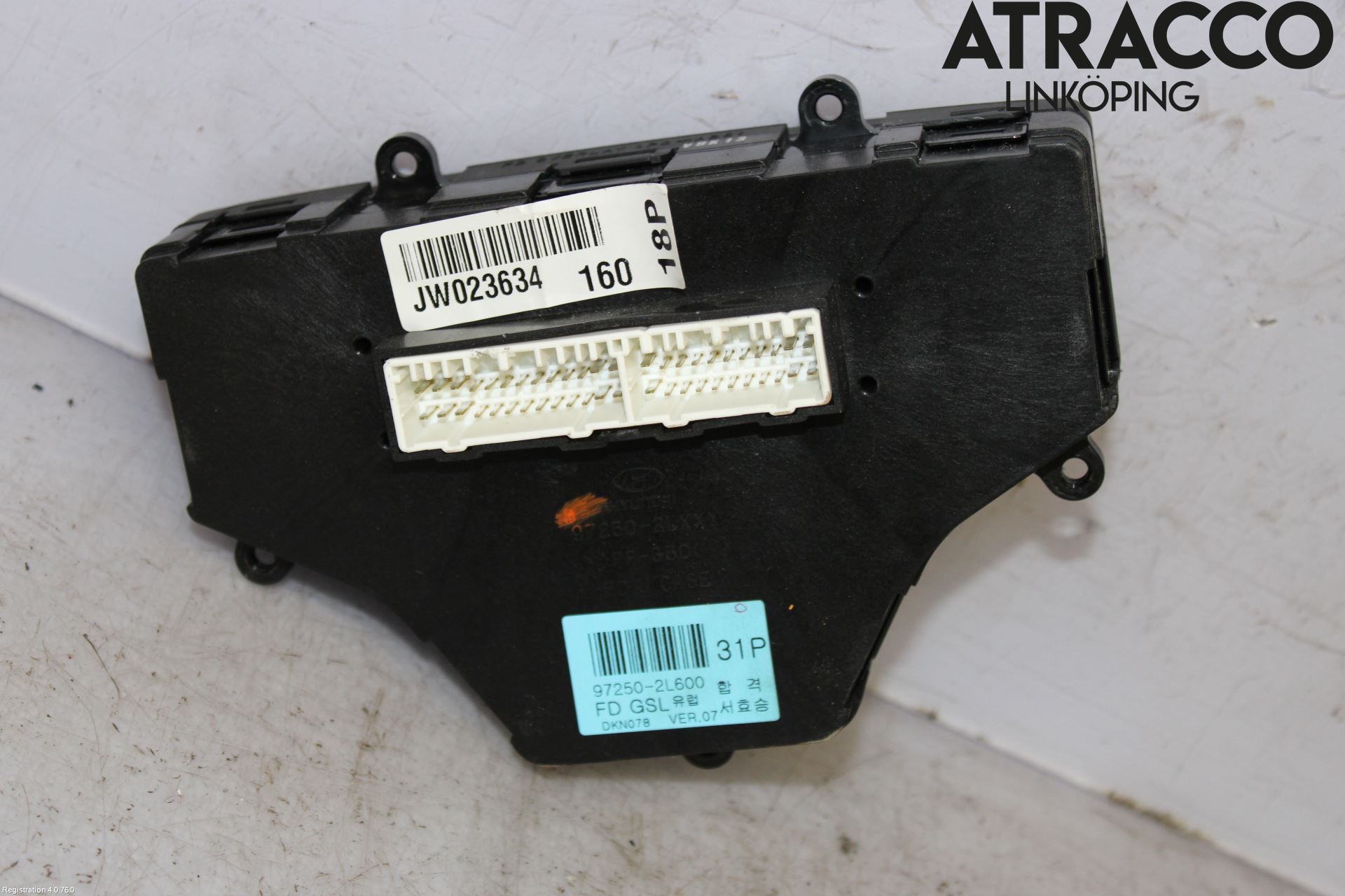 Hyundai i30 FD 07-12 Varme Ac Betjening-Display