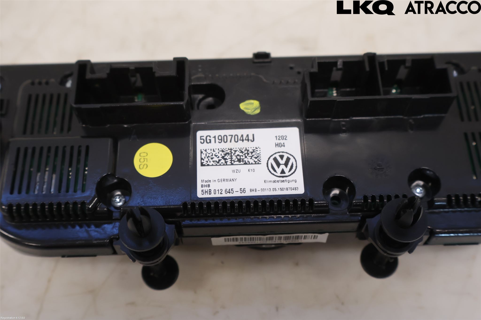 Volkswagen VW PASSAT 15-19 Varme Ac Betjening-Display