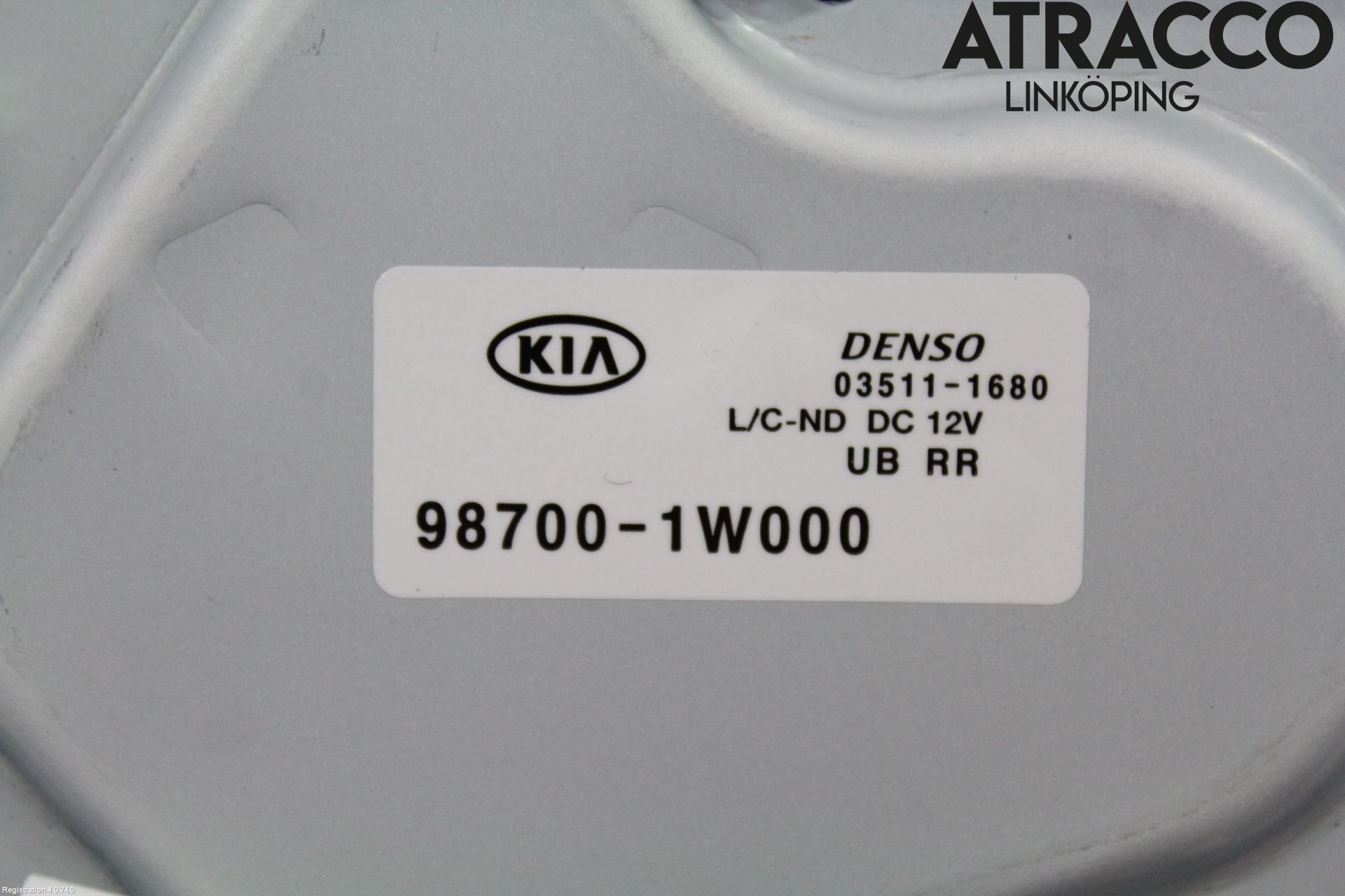 Kia RIO 12-16 Viskermotor Bakluke