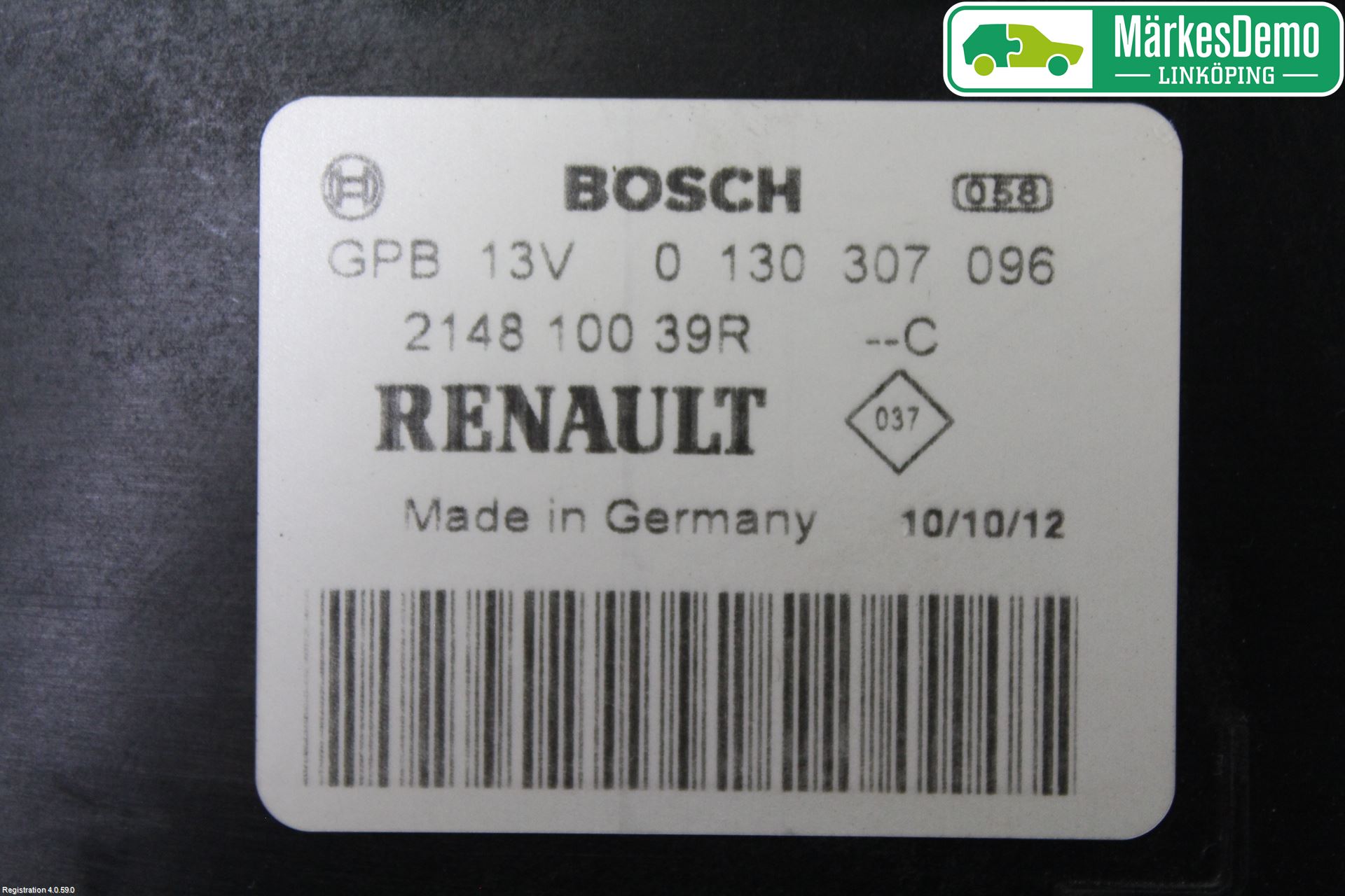 Renault LAGUNA III 11-15 Kjølevifte Elektrisk