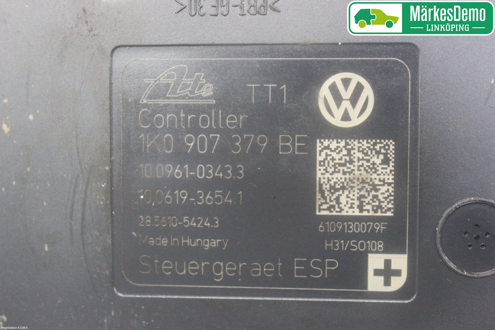 Volkswagen VW GOLF VI 09-13 Abs Hydraulikkaggregat
