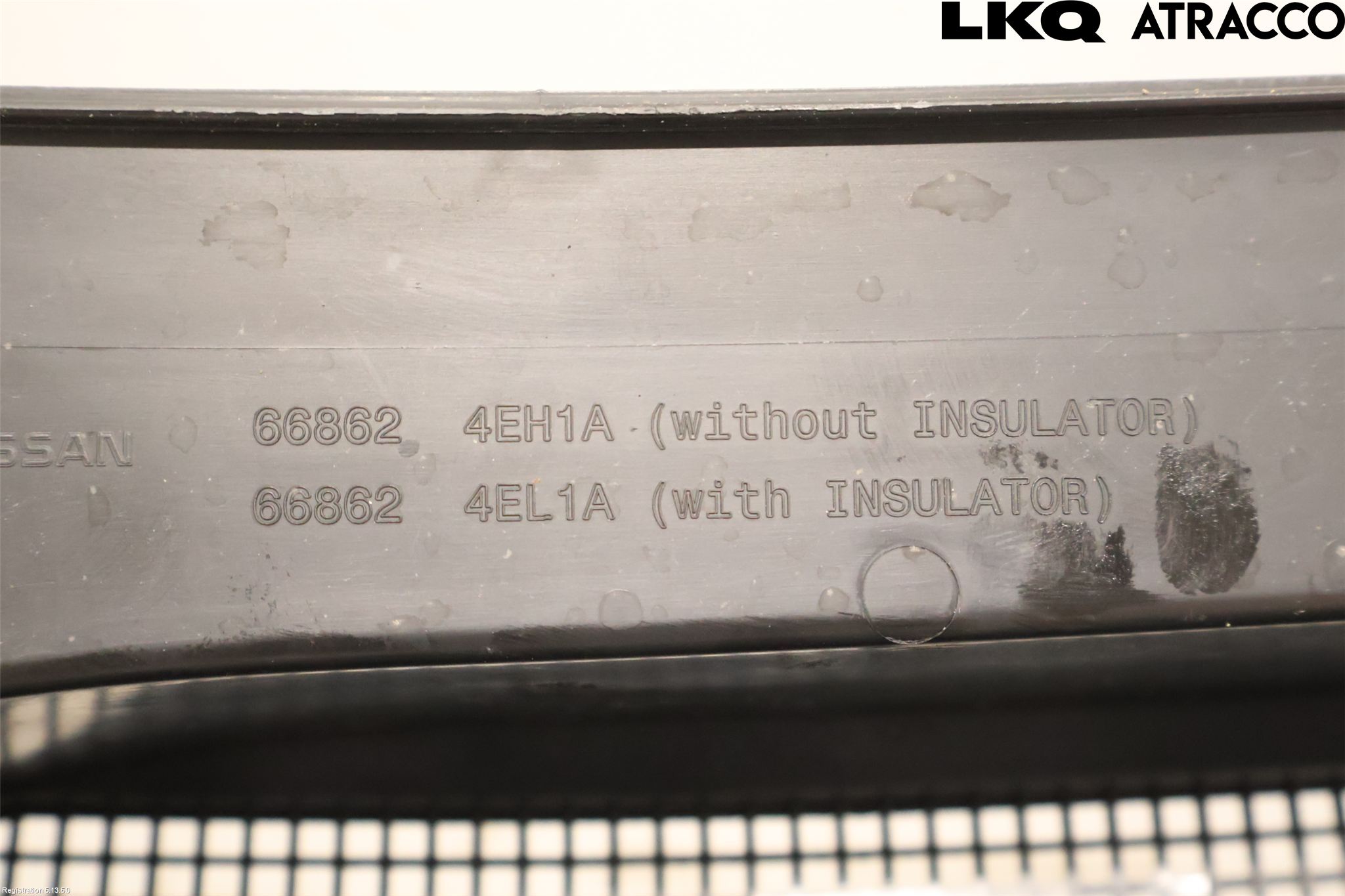 Nissan QASHQAI 17-21 Visker Deksel-Grill-Under Frr